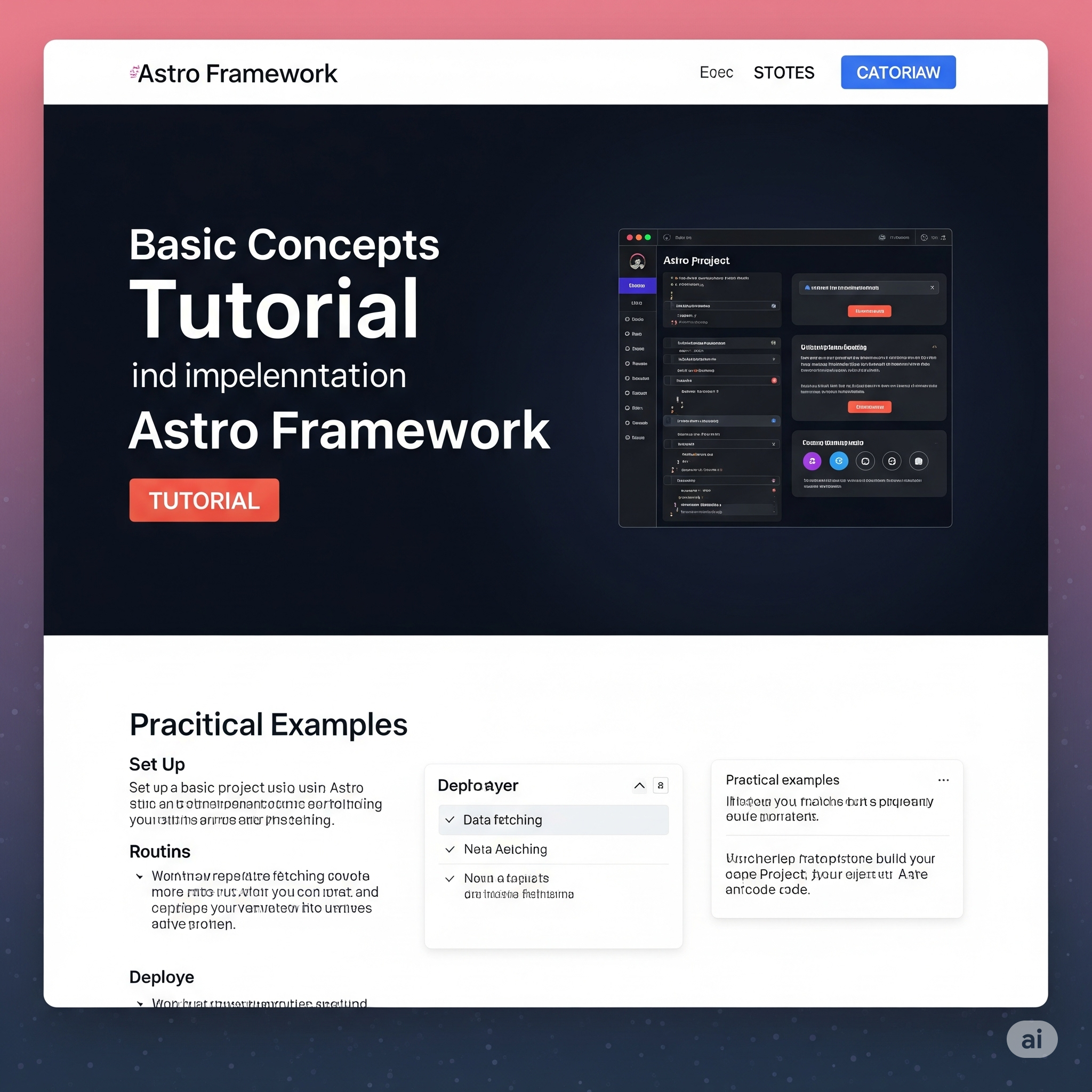 Ilustrasi contoh postingan blog