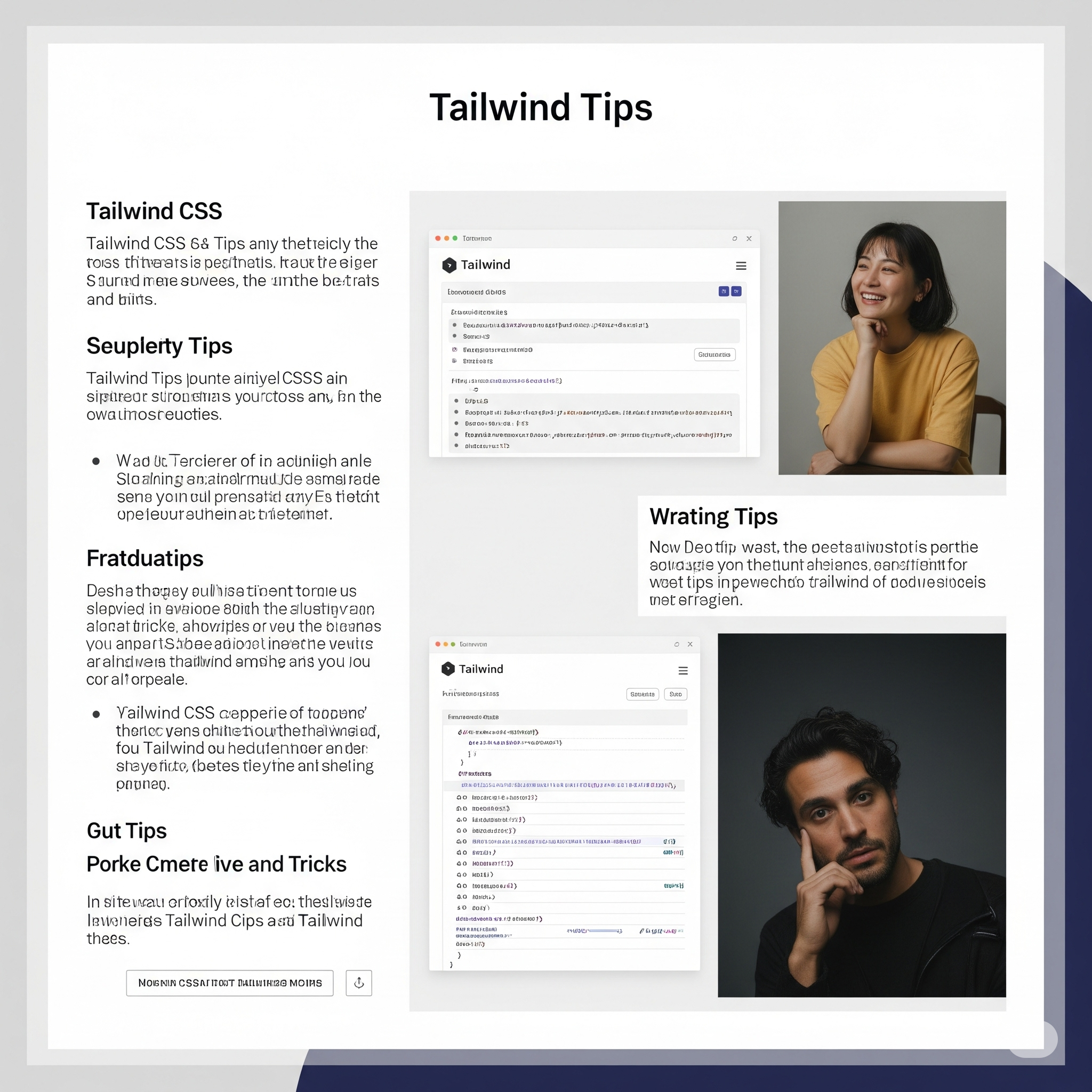 Ilustrasi tips Tailwind CSS